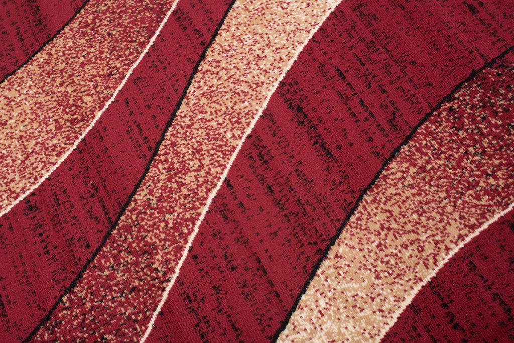 Teppich Dream Modern Rot Beige Wellen