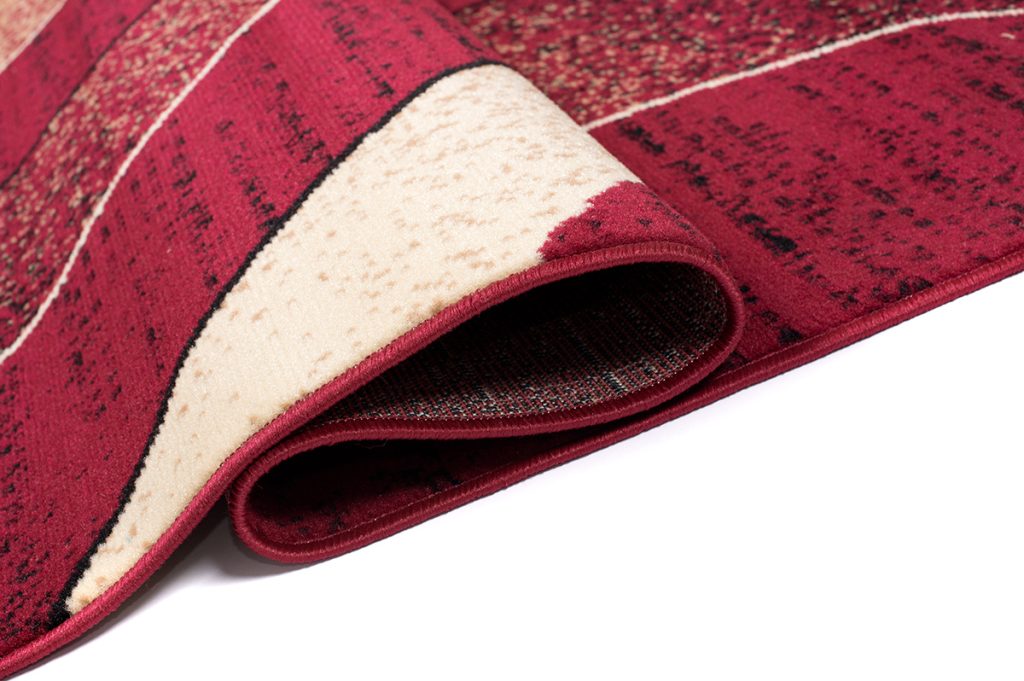 Teppich Dream Modern Rot Beige Wellen
