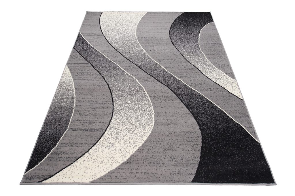 Teppich Dream Modern Hell Grau Wellen