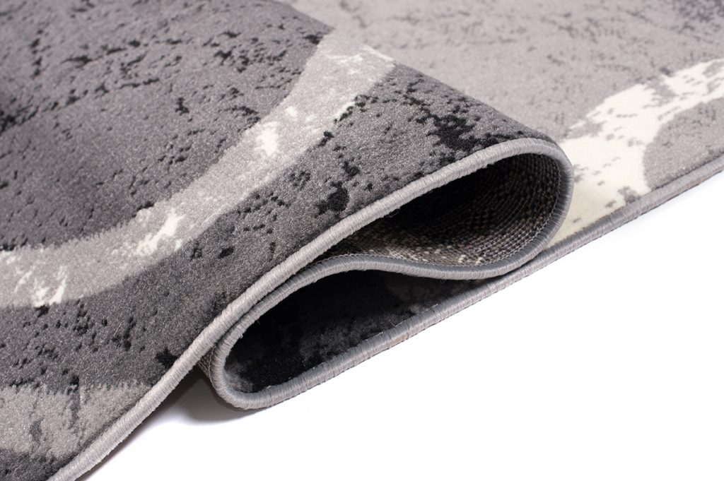 Teppich Dream Abstrakt Grau Breite Wellen