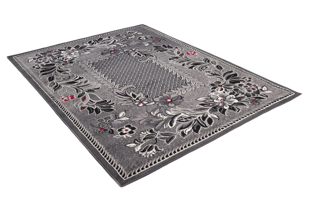 Teppich Dream Traditionell Grau Blumen Motiv