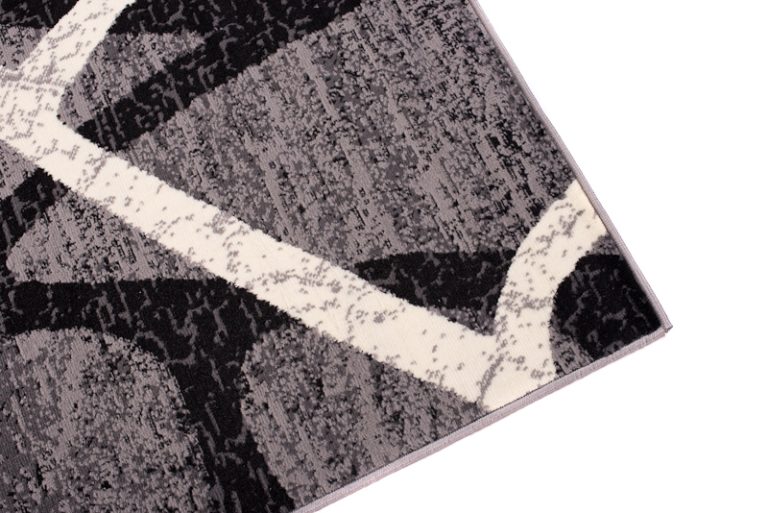 Teppich Dream Grau Schwarz Modern Spinnennetz