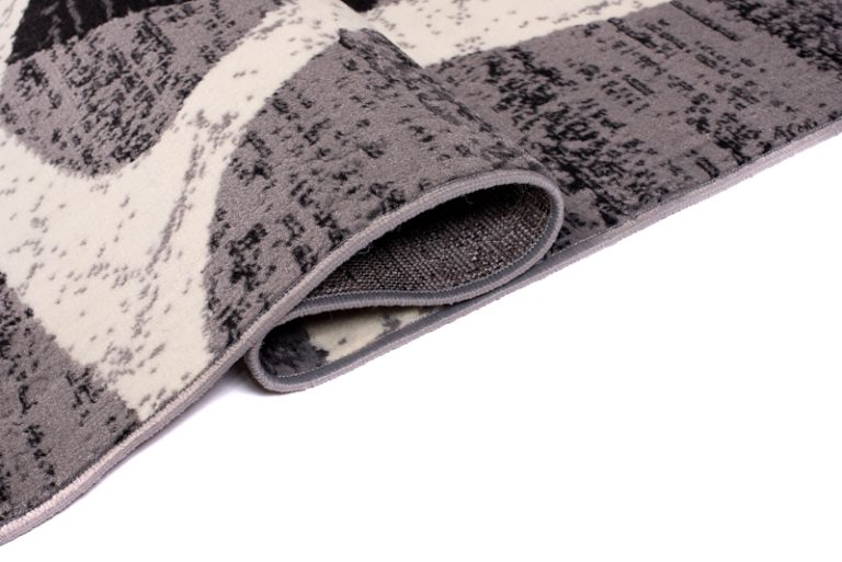 Teppich Dream Grau Schwarz Modern Spinnennetz