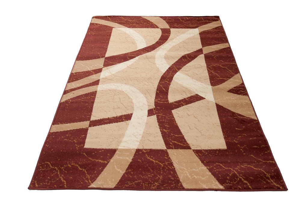 Teppich Dream Braun Beige Rahmen Linien