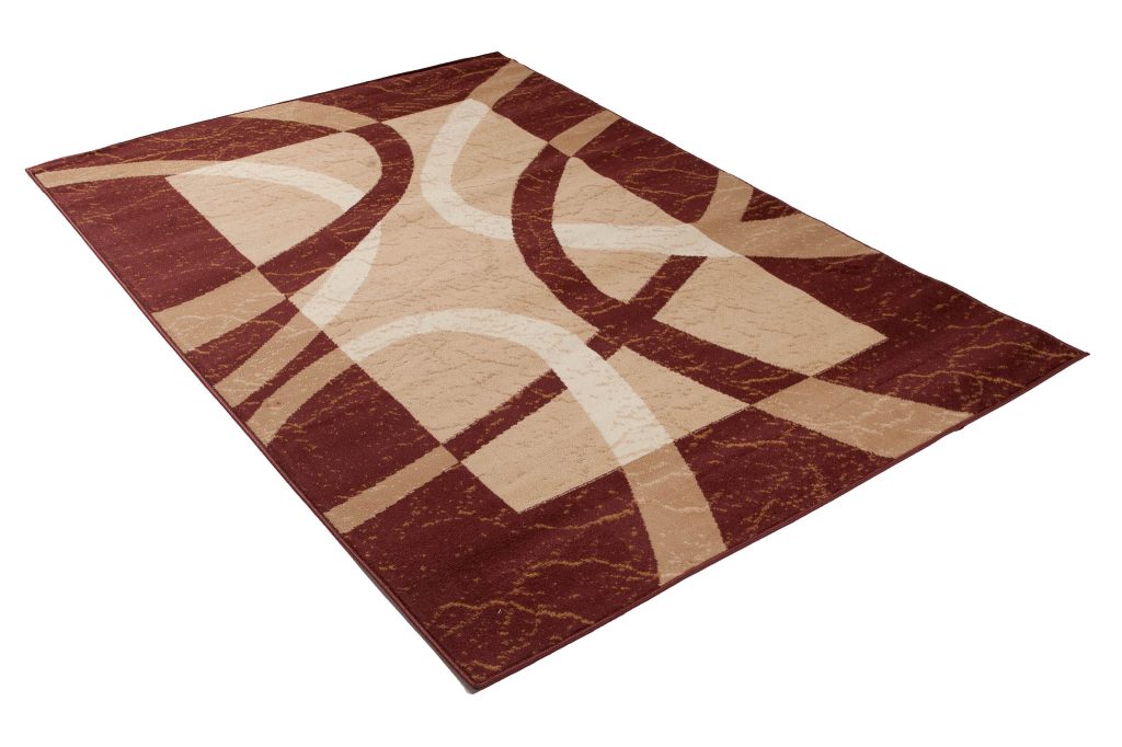 Teppich Dream Braun Beige Rahmen Linien