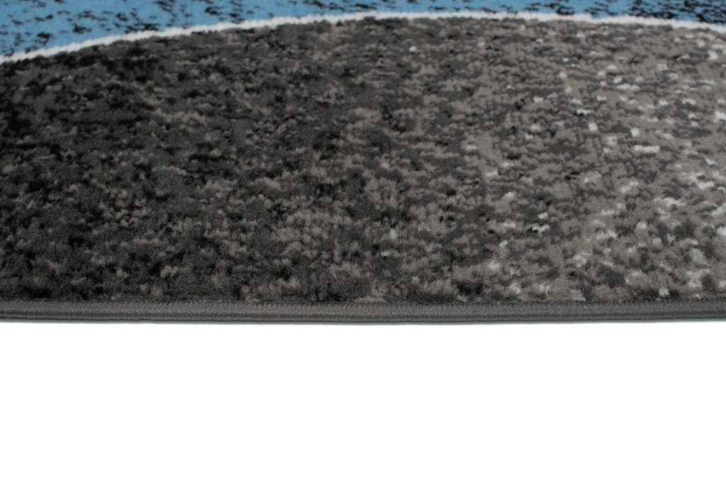 Teppich Dream Modern Grau Blau Wellen