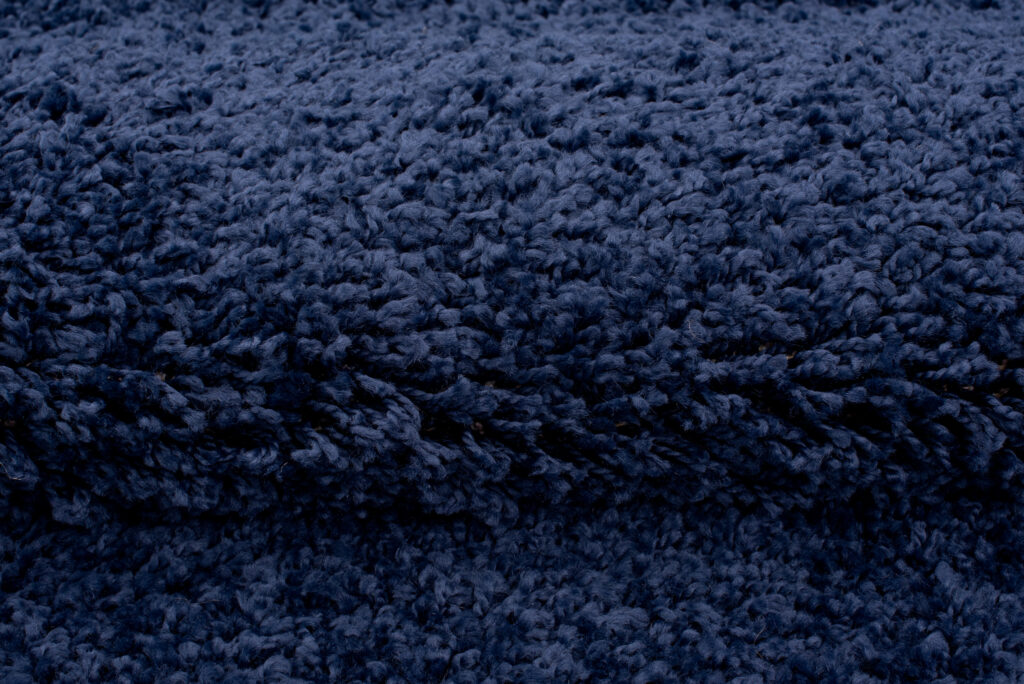 Teppich Essence Shaggy Einfarbig Marineblau