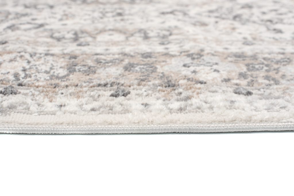 Teppich Valley Grau Kupferfarbe Ornamente Vintage
