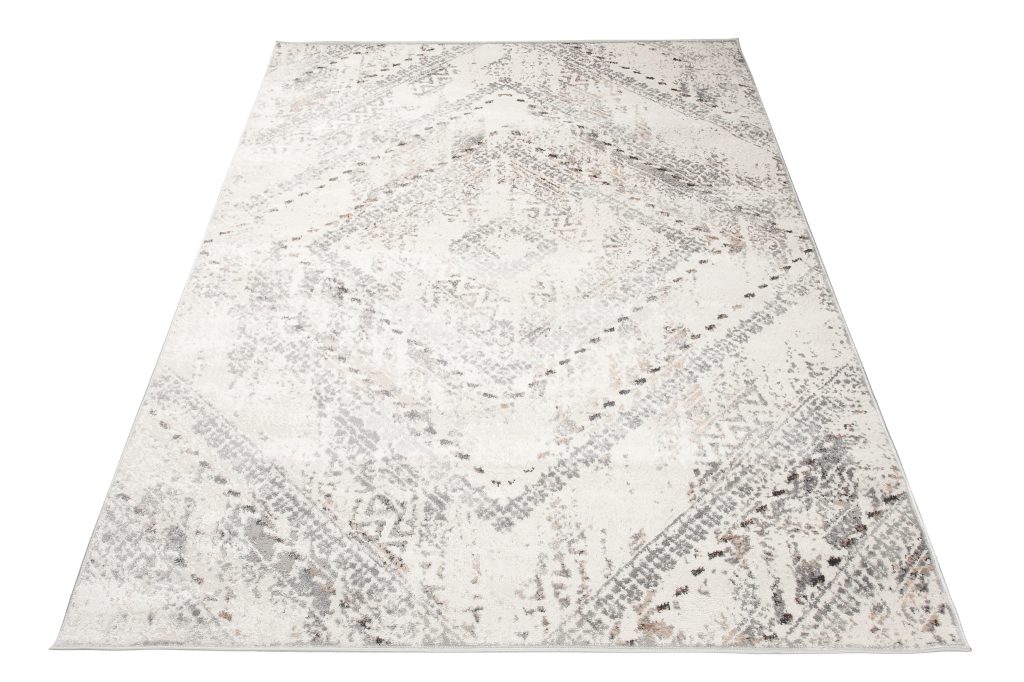 Teppich Valley Grau Vintage Ethno Diamant
