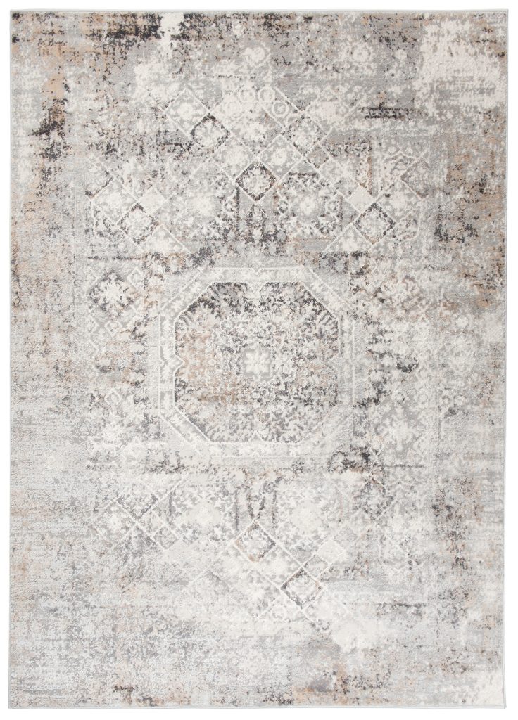 Teppich Valley Grau Beige Vintage Ornamente
