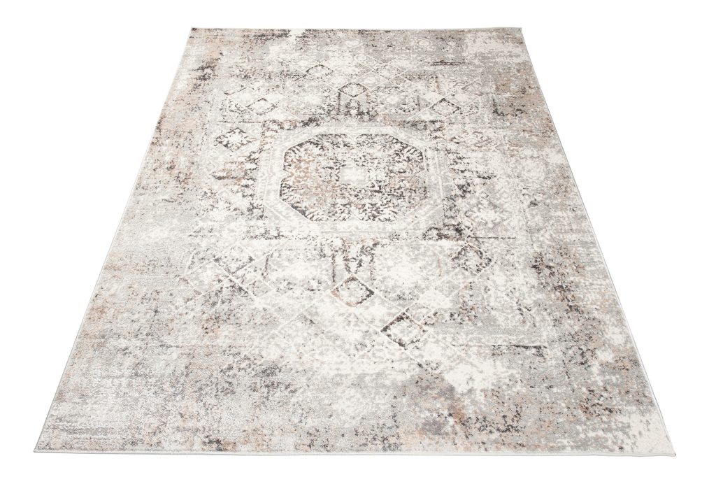 Teppich Valley Grau Beige Vintage Ornamente