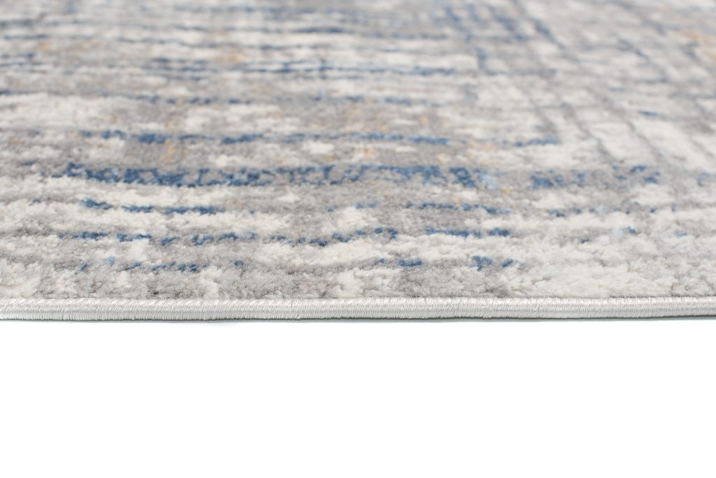 Teppich Valley Grau Blau Abstrakt Linien