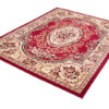 Teppich Atlas Rot Creme Traditionell Ornamente
