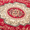Teppich Atlas Rot Creme Traditionell Medaillon