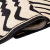 Teppich Atlas Schwarz Creme Tier Print Zebra