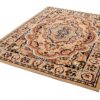 Teppich Atlas Beige Braun Traditionell Medaillon