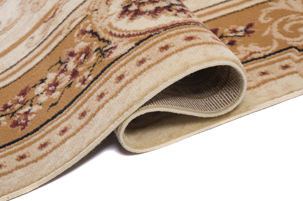 Teppich Atlas Creme Beige Traditionell Medaillon