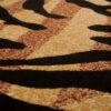 Teppich Atlas Schwarz Beige Tier Print Tiger