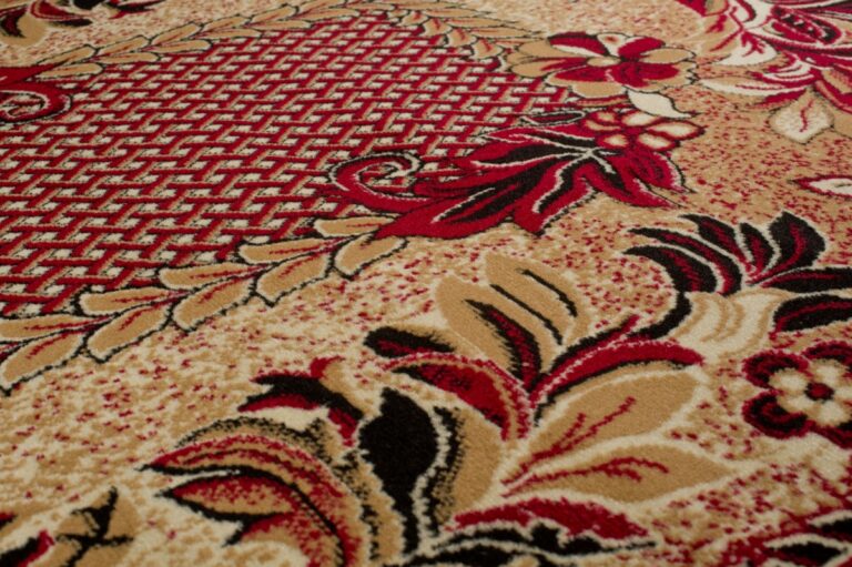 Teppich Atlas Beige Rot Modern Floral