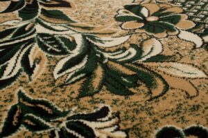 Teppich Atlas Beige Grün Modern Floral