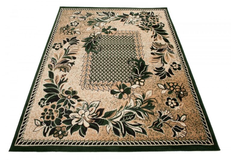 Teppich Atlas Beige Grün Modern Floral