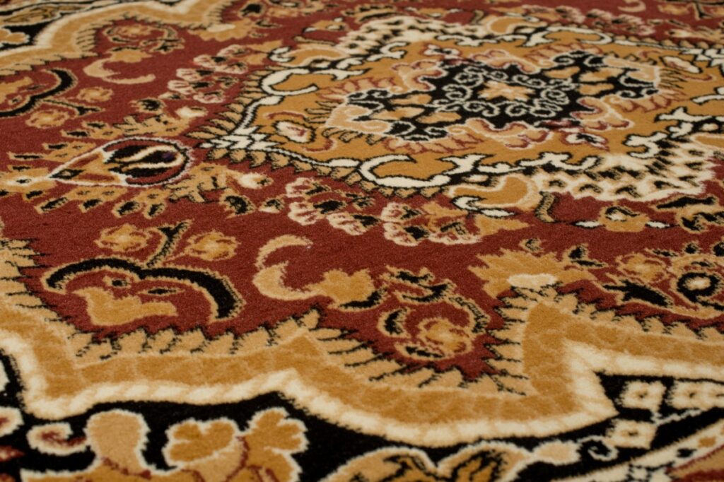 Teppich Atlas Braun Beige Traditionell Medaillon