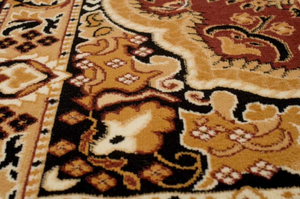 Teppich Atlas Braun Beige Traditionell Medaillon