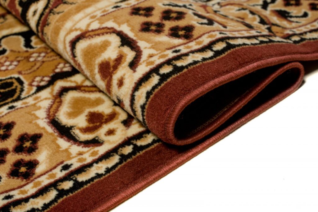 Teppich Atlas Braun Beige Traditionell Medaillon