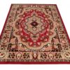 Teppich Atlas Rot Beige Traditionell Medaillon