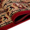 Teppich Atlas Rot Beige Traditionell Medaillon