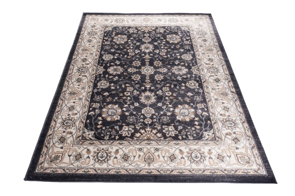 Teppich Colorado Classic Schwarz Creme