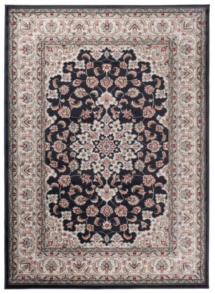 Teppich Colorado Schwarz Creme Rot Traditionell