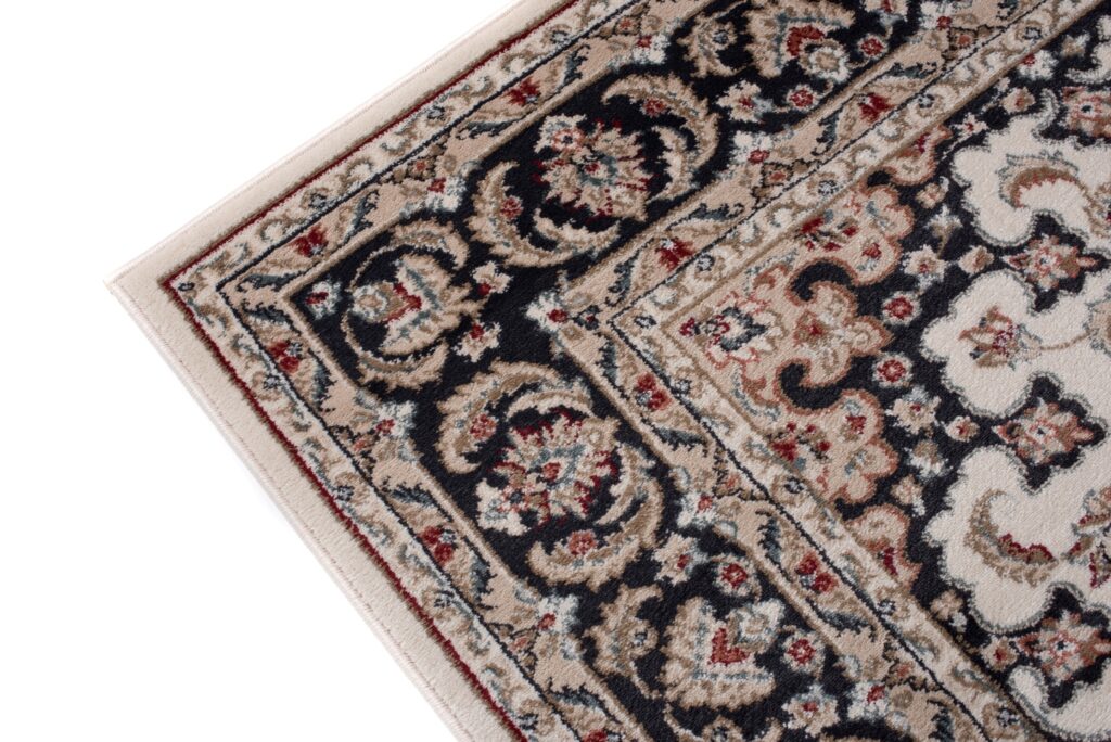Teppich Colorado Creme Schwarz Rot Traditionell