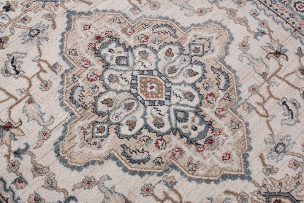 Teppich Colorado Traditionell Creme Beige Ornament