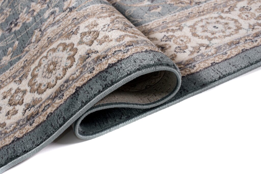 Teppich Colorado Traditioneller Blau Beige Floral