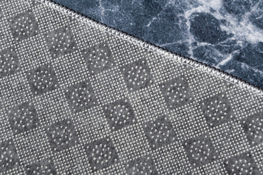 Teppich Toscana Grau Dunkelblau Hell Marmor