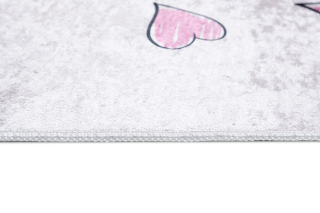 Teppich Emma Kinderzimmer Rosa Ballerina Katze Rutschfest