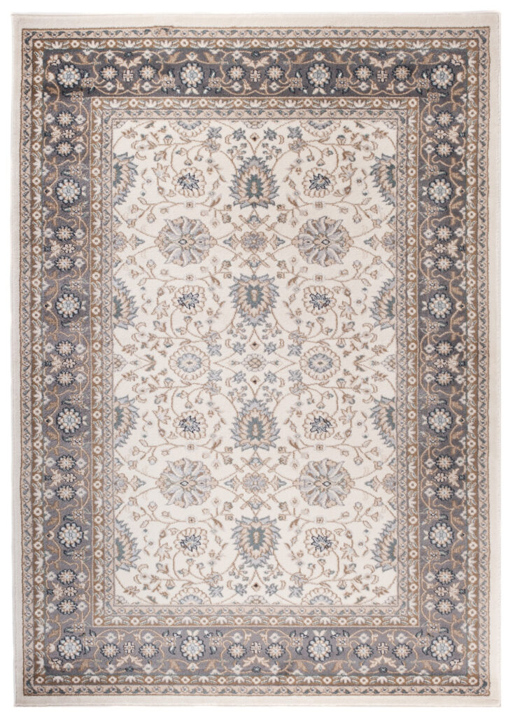 Teppich Colorado Traditionell Creme Beige Grau