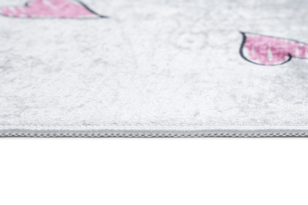 Teppich Emma Kinderzimmer Rosa Ballett Katze Rutschfest