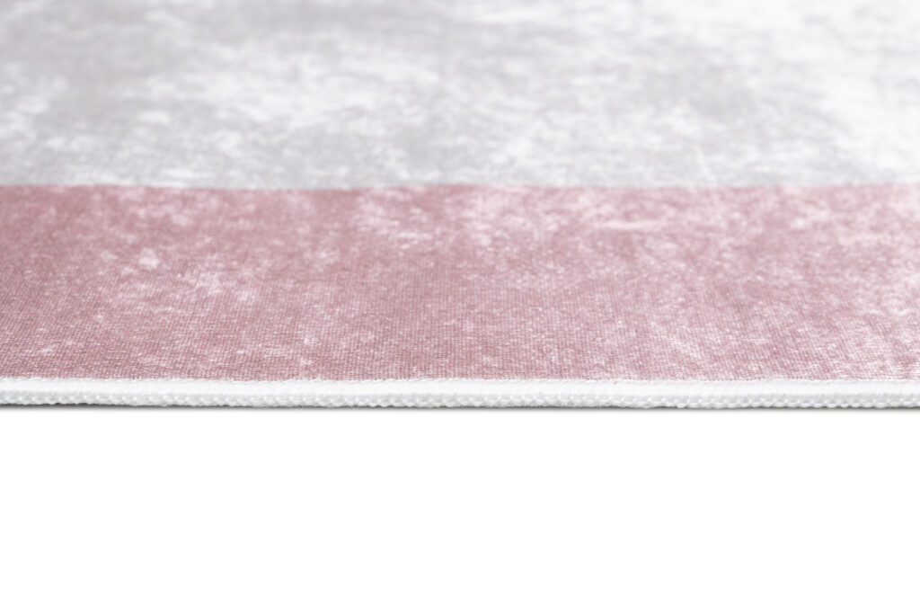 Teppich Emma Rutschfest Waschbar Rosa Panda