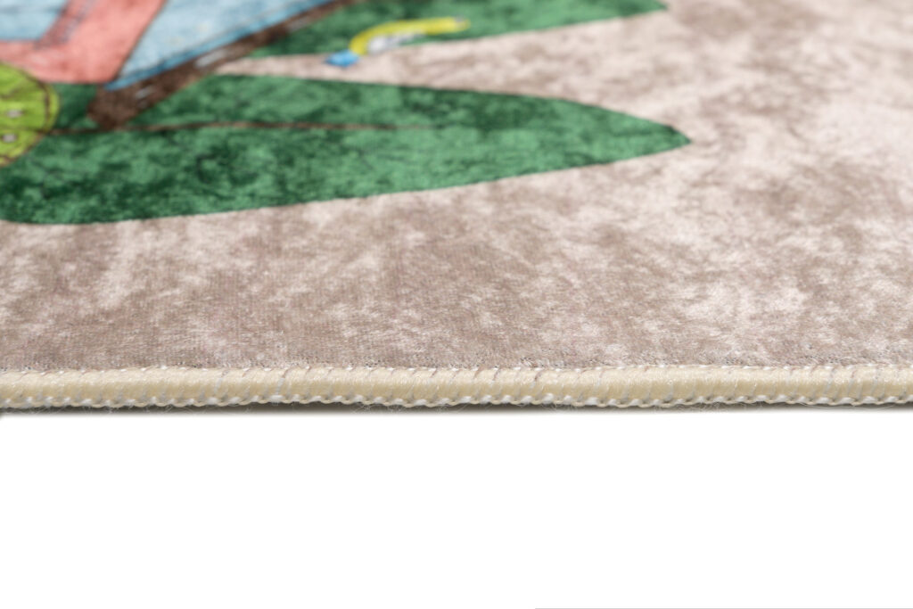 Teppich Emma Kinderzimmer Creme Pastellfarben Stadt