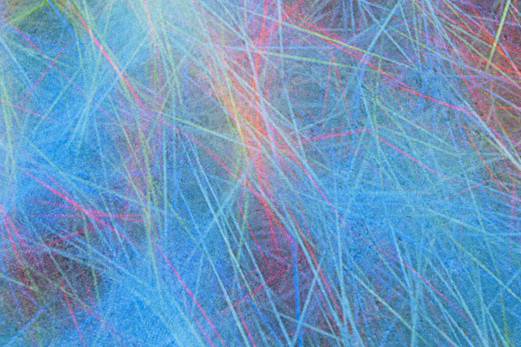 Teppich Toscana Abstrakt Neon Netz Rutschfest