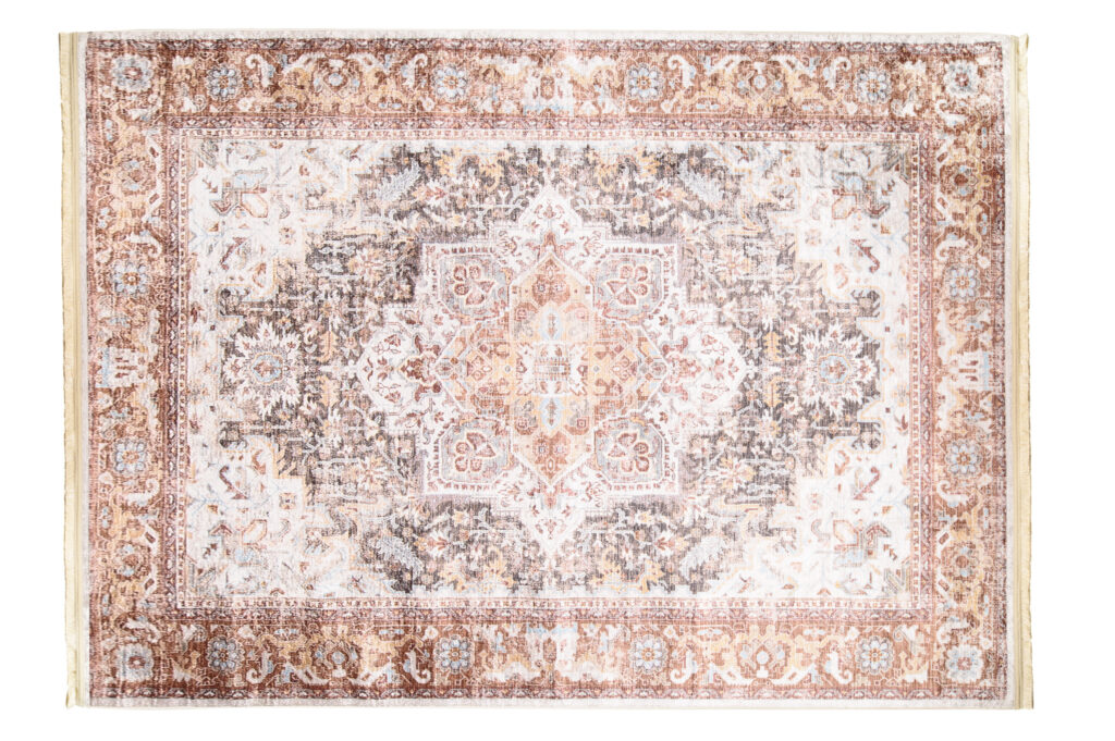 Teppich Victoria Fransen Klassisch Beige Creme