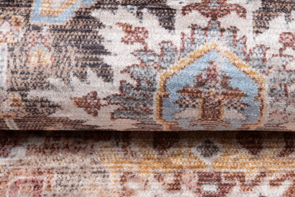 Teppich Victoria Fransen Klassisch Beige Creme