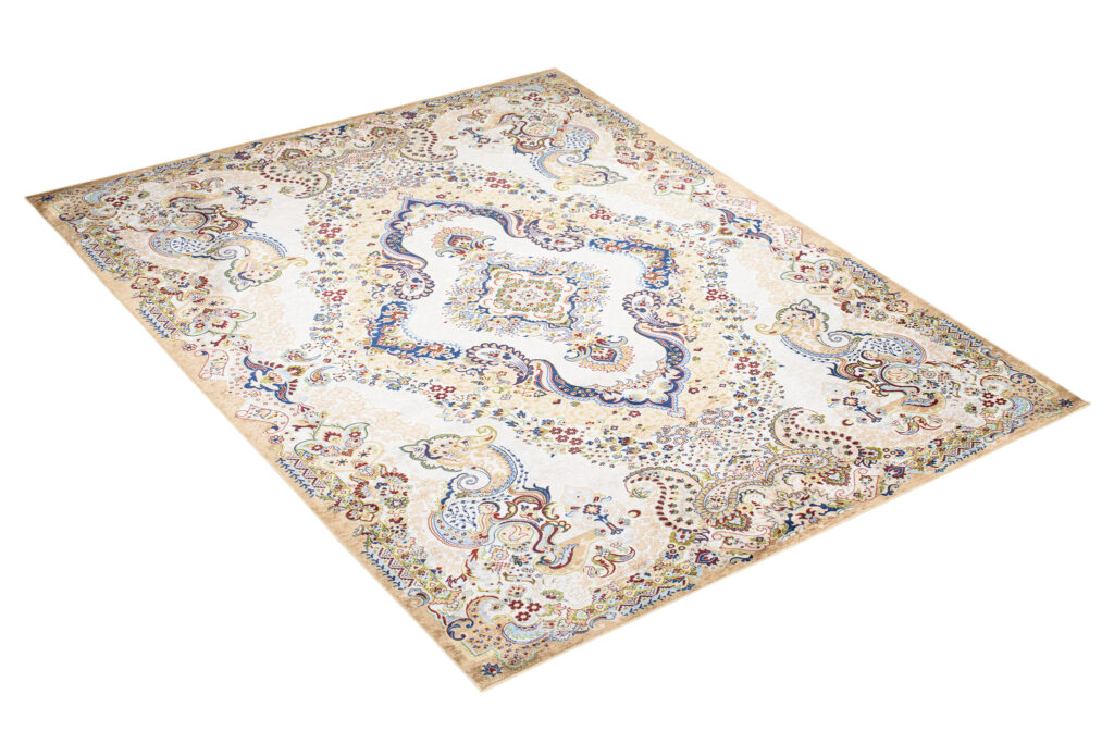 Teppich Victoria Creme Marineblau Traditionell