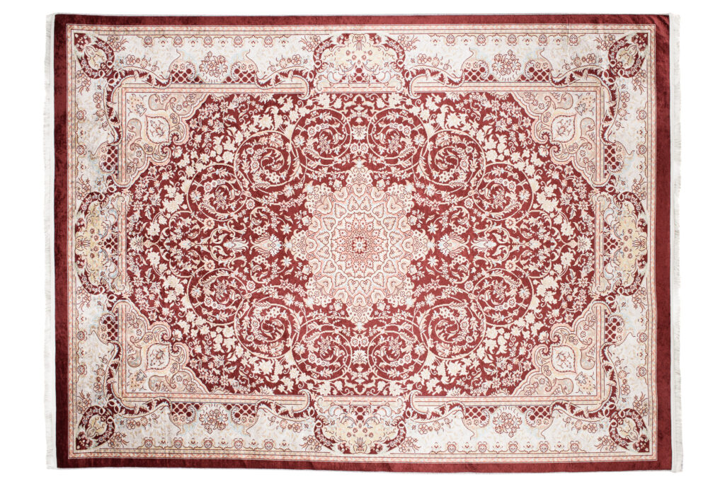 Teppich Victoria Fransen Traditionell Braun Creme