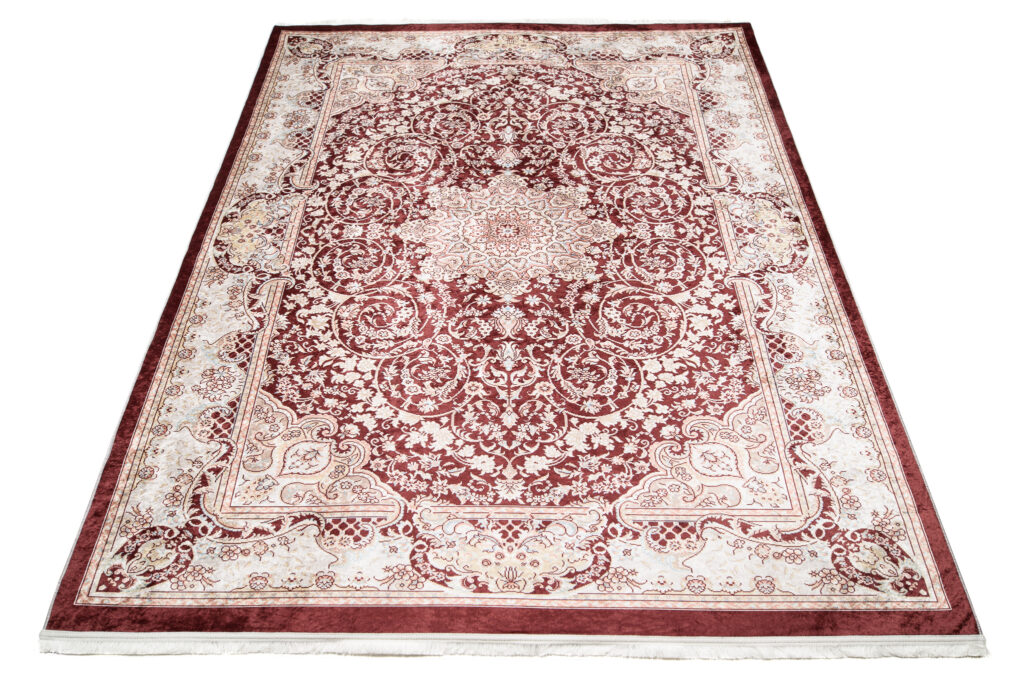 Teppich Victoria Fransen Traditionell Braun Creme