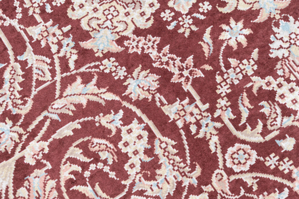 Teppich Victoria Fransen Traditionell Braun Creme