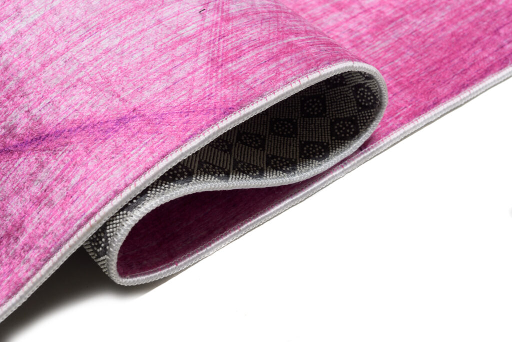 Teppich Toscana Rosa Blau Abstrakt Linien