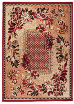 Teppich Atlas Beige Rot Modern Floral